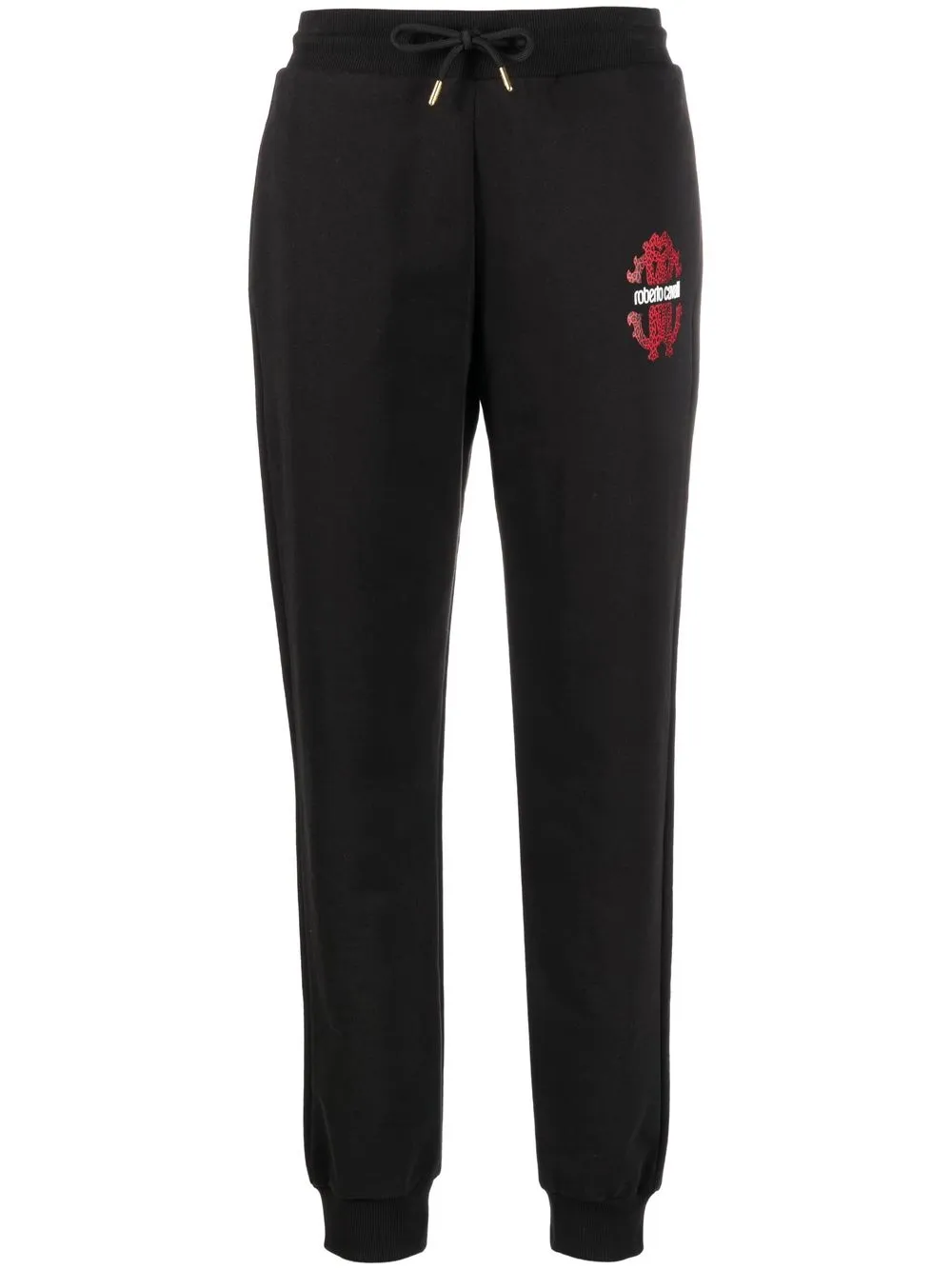 

Roberto Cavalli logo-print track pants - Black