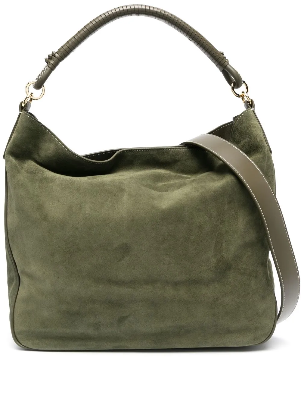 

STAUD Perry logo-debossed bag - Green