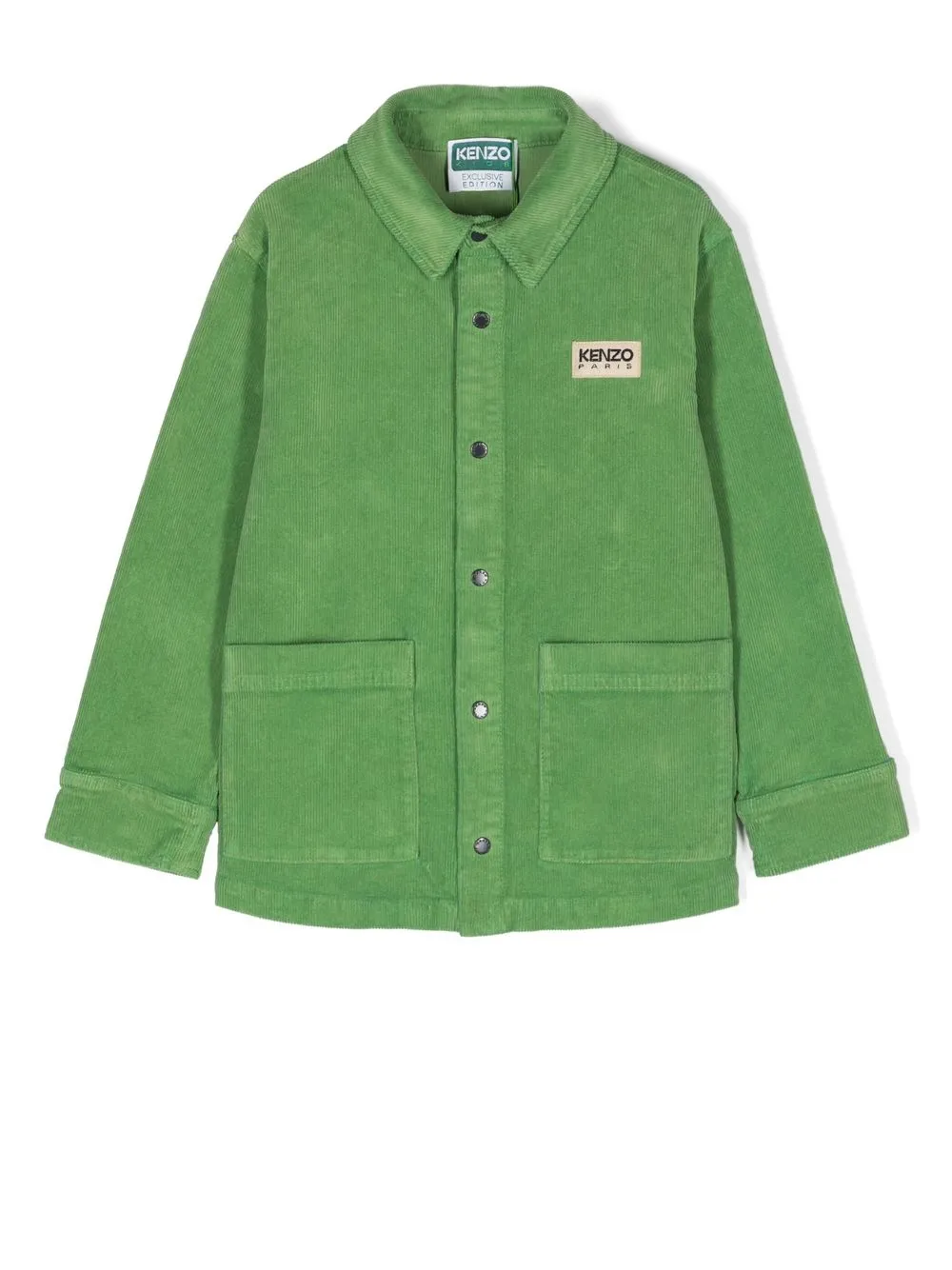 

Kenzo Kids corduroy tiger jacket - Green