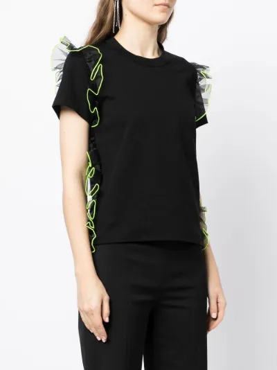 Comme Des Garçons Noir Kei Ninomiya tulle-ruffle short-sleeve T