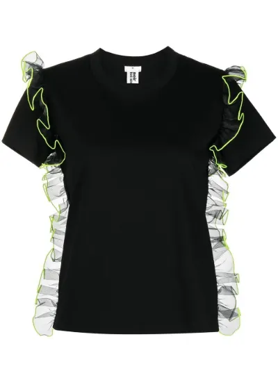 Comme Des Garçons Noir Kei Ninomiya tulle-ruffle short-sleeve T