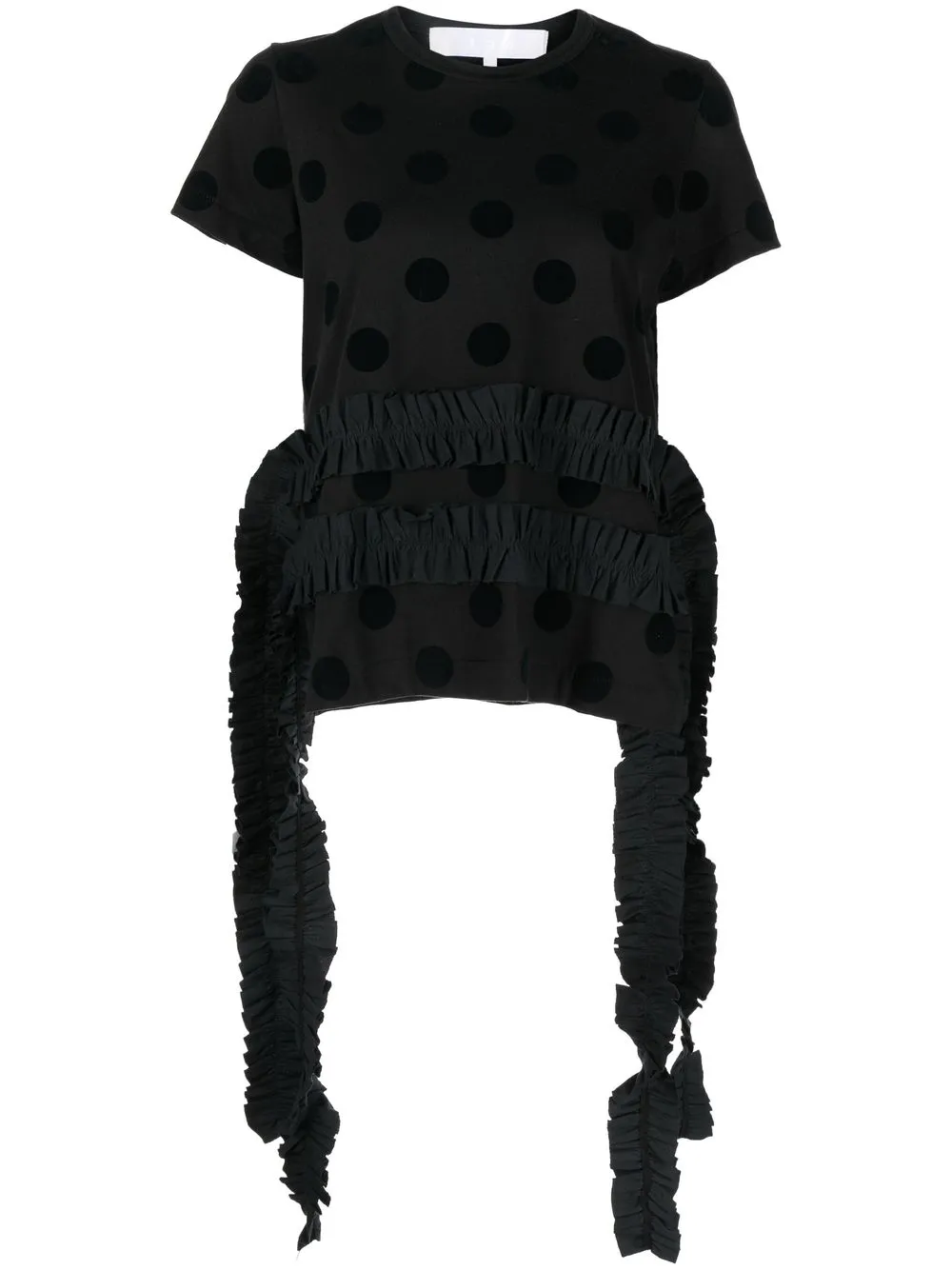 

Comme des Garçons TAO polka dot-print short-sleeved T-shirt - Black