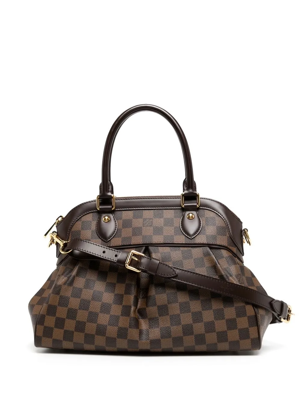 

Louis Vuitton bolsa de mano Damier Ebène Trevi PM 2008 pre-owned - Marrón