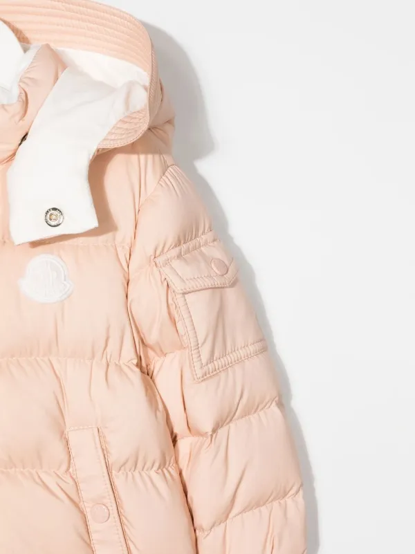 Baby pink moncler coat hotsell