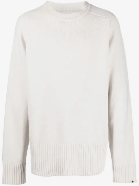 extreme cashmere suéter de cachemira con ribete de canalé