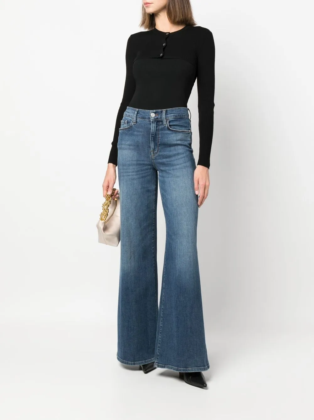P.A.R.O.S.H. Cropped vest - Zwart
