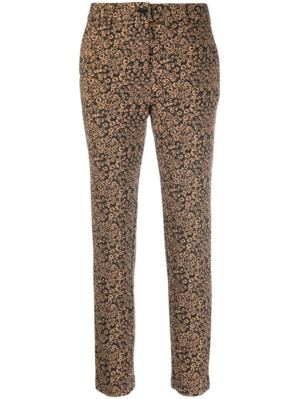 

LIU JO pantalones skinny con estampado de leopardo - Negro