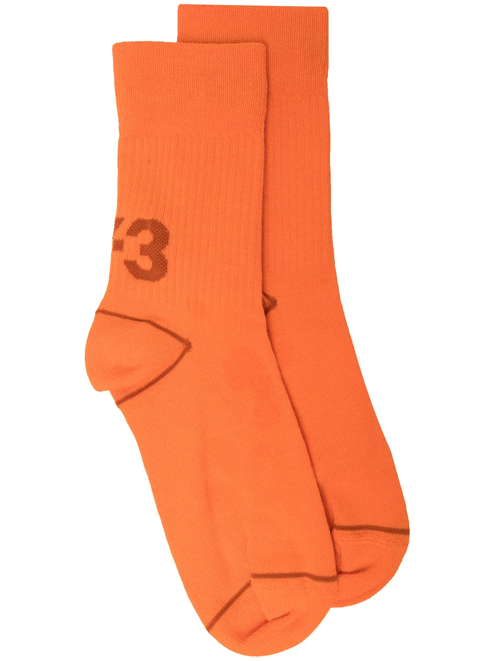 

Y-3 calcetines con logo de Y-3 x Yohjhi Yamamoto - Naranja