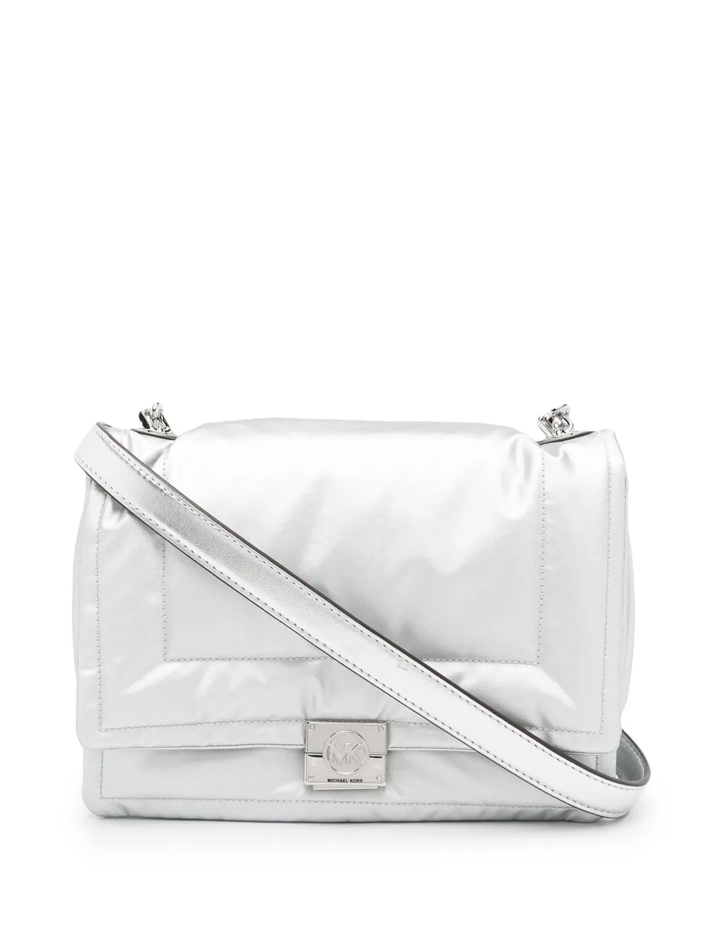 Michael Michael Kors Borsa a tracolla Rory trapuntata - Effetto metallizzato