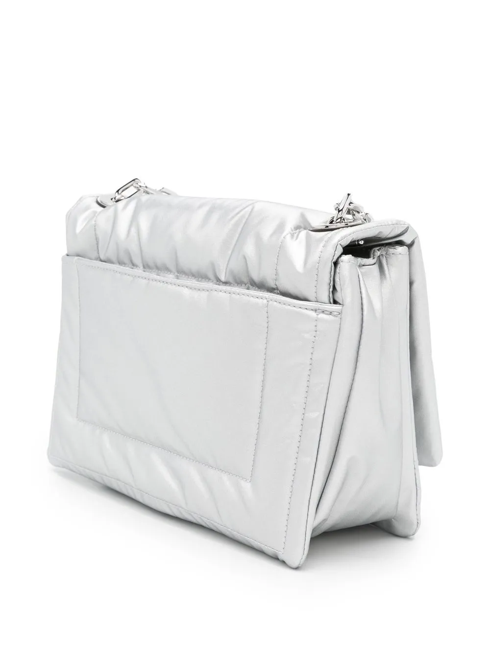  Michael Michael Kors Rory Quilted Crossbody Bag   Metallic 