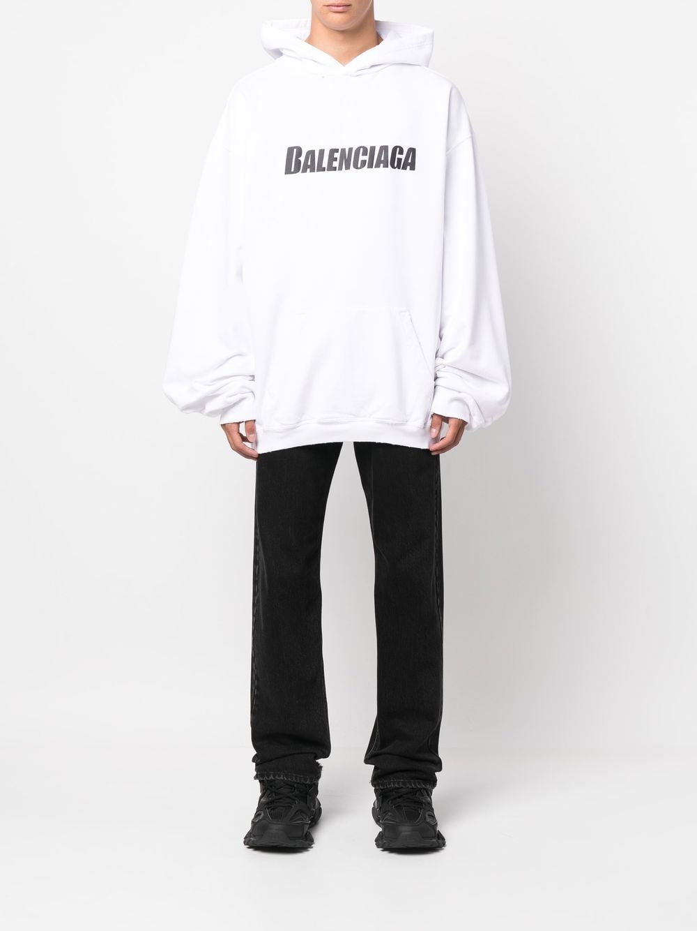 balenciaga destroyed hoodie