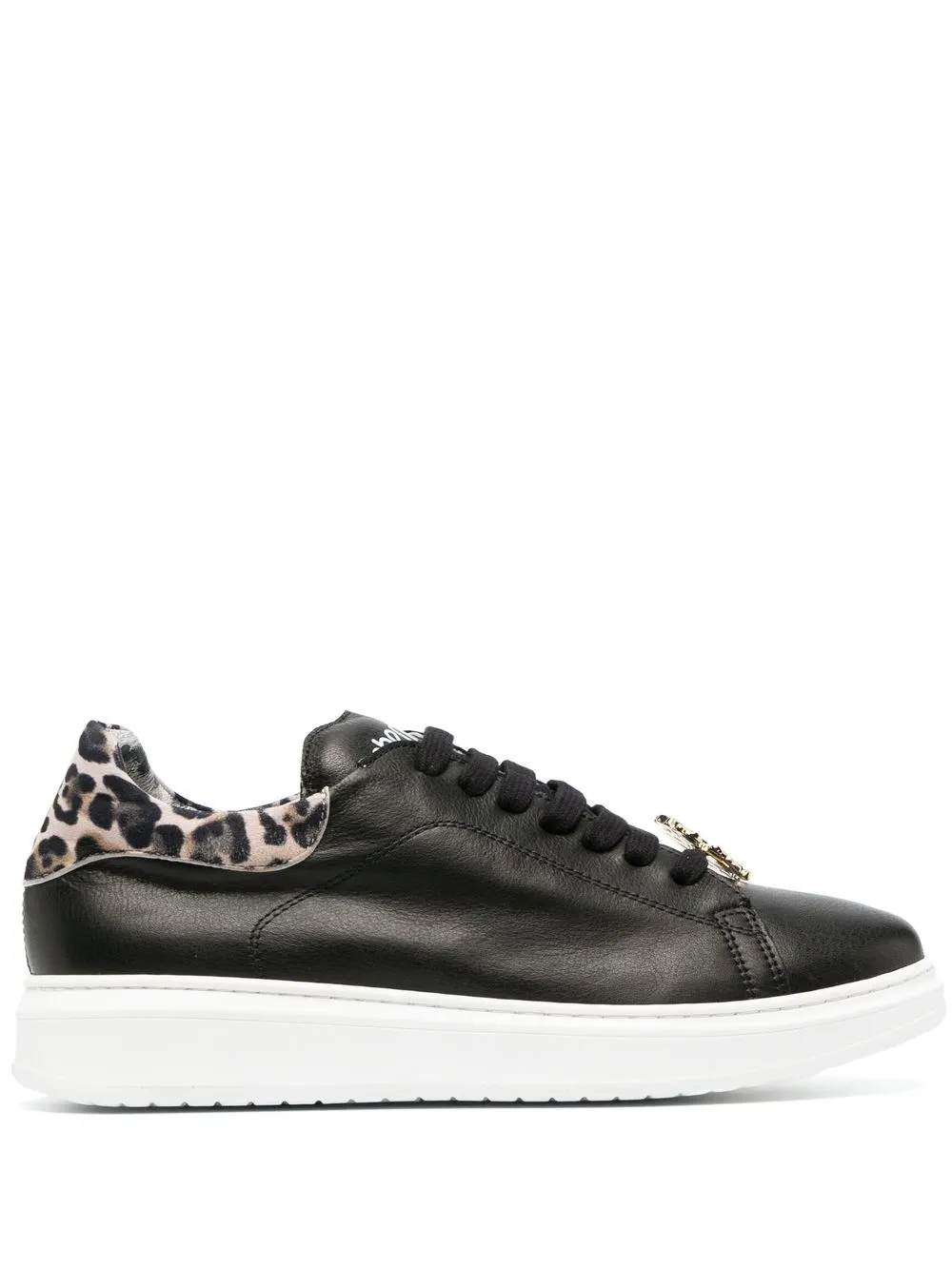 

Roberto Cavalli logo-plaque sneakers - Black