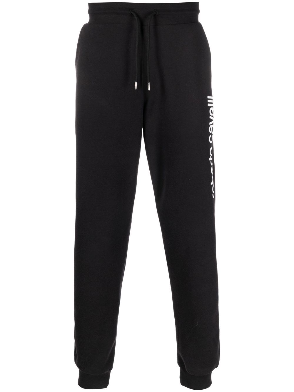 Roberto Cavalli logo-print track pants - Black