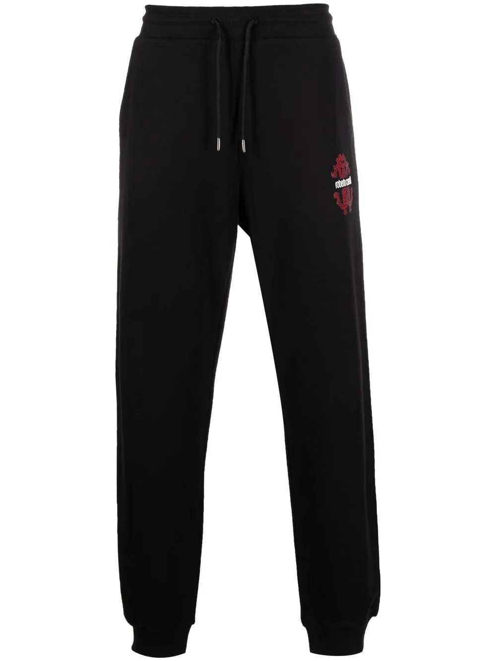 

Roberto Cavalli logo-print track pants - Black