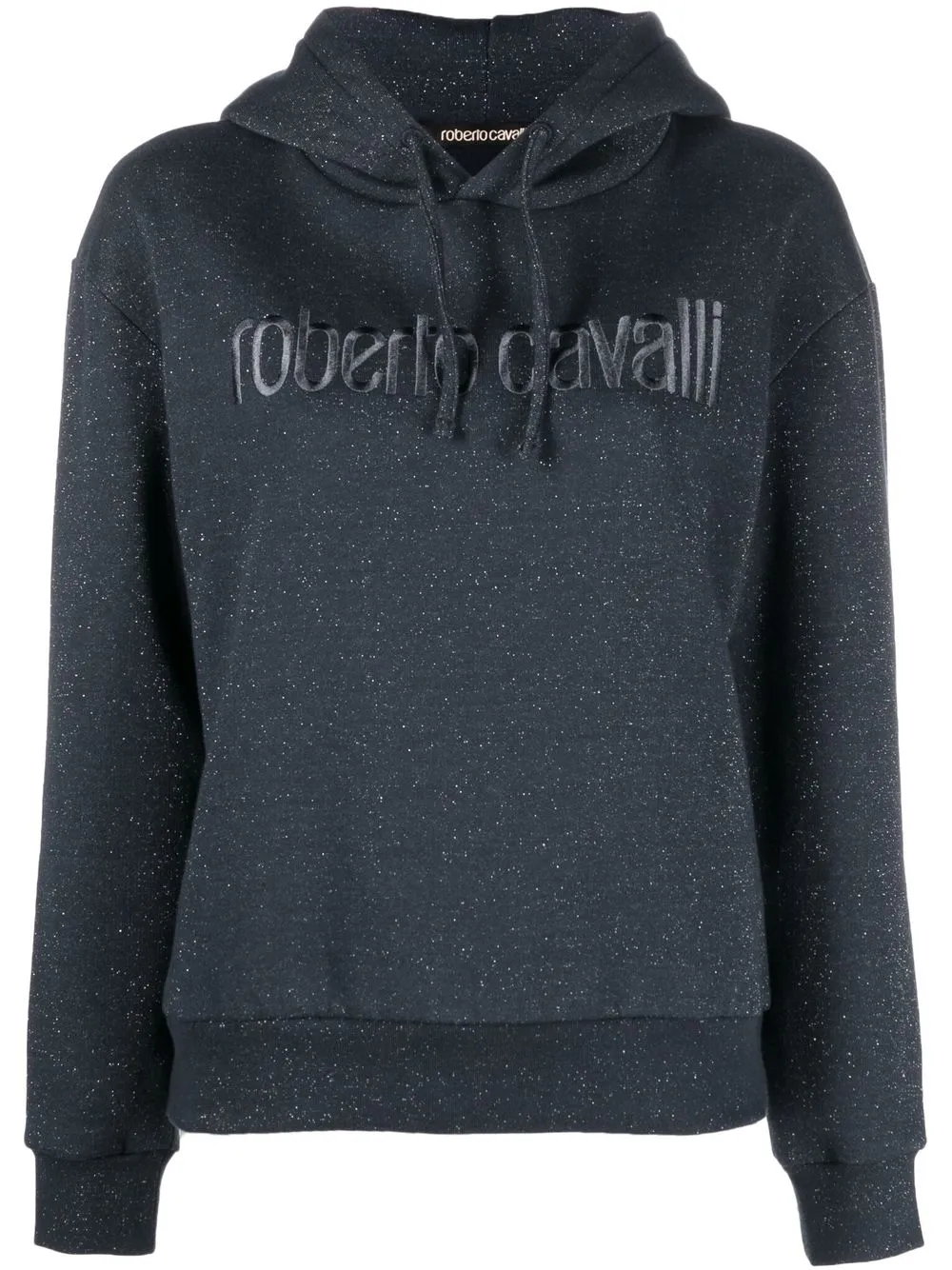

Roberto Cavalli embroidered-logo pullover hoodie - Grey