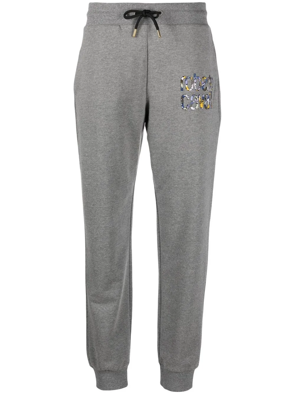 

Roberto Cavalli logo-print track pants - Grey