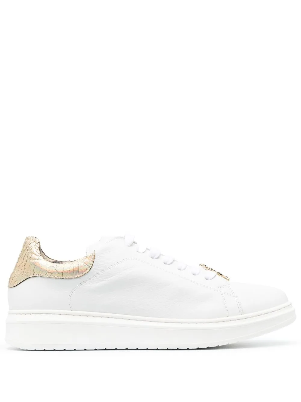 

Roberto Cavalli logo-plaque sneakers - White