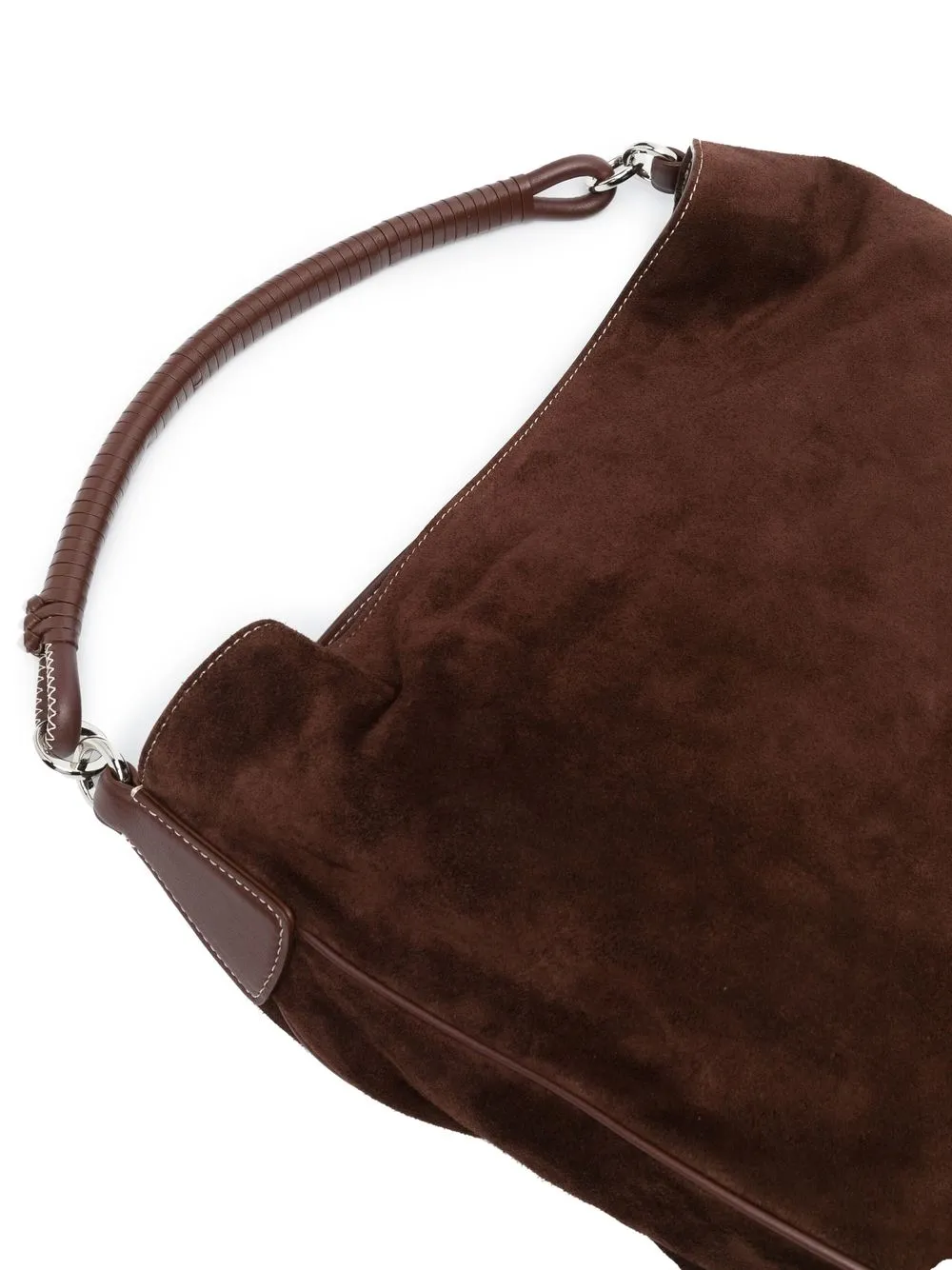 STAUD Perry Suede Shoulder Bag Farfetch