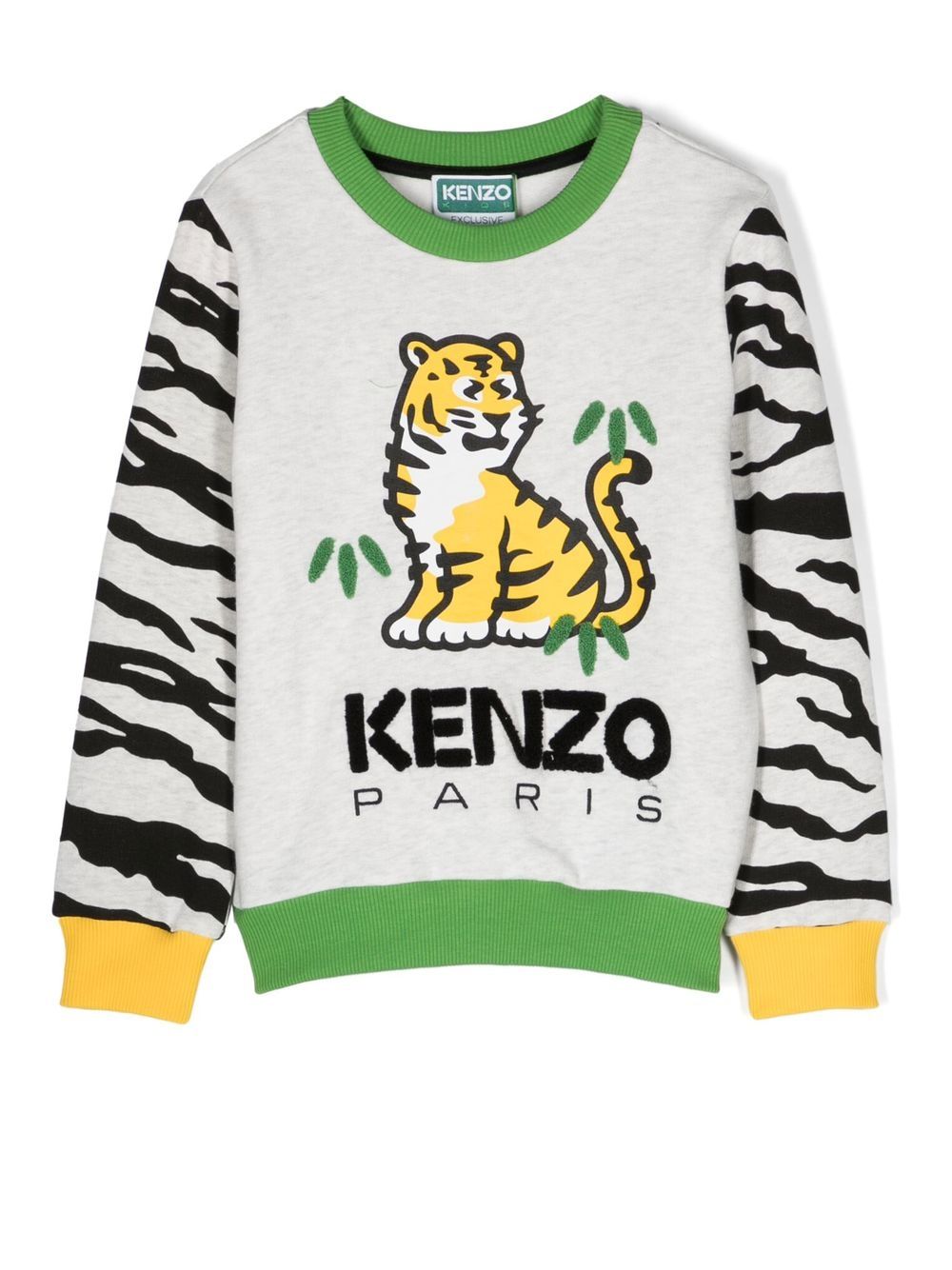 Kenzo Kids Kotora Tiger logo-print Sweatshirt - Farfetch
