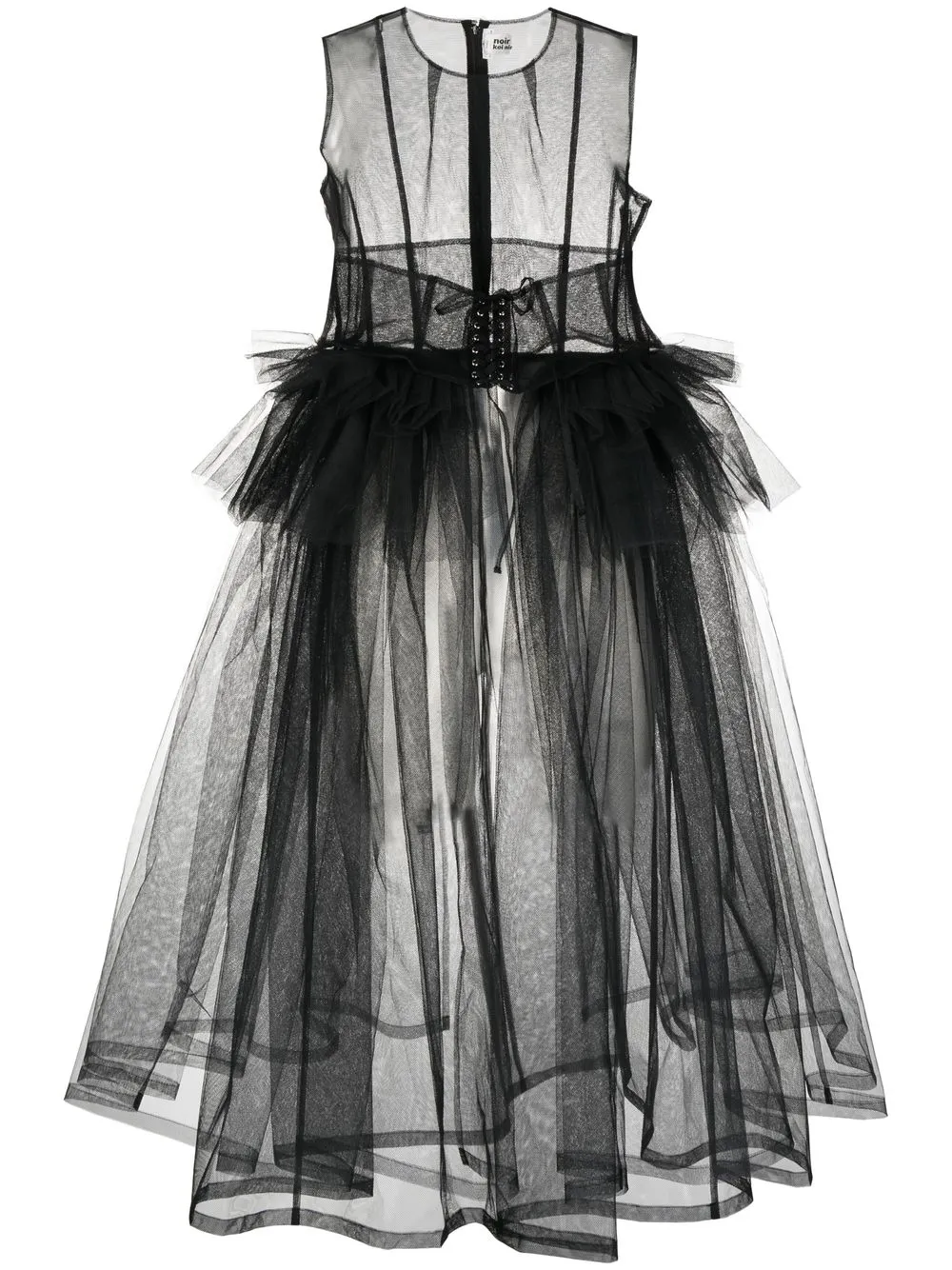 

Comme Des Garçons Noir Kei Ninomiya vestido de fiesta estilo corset - Negro