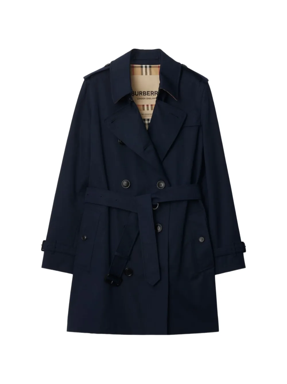Burberry Kensington Heritage Trenchcoat - Blau
