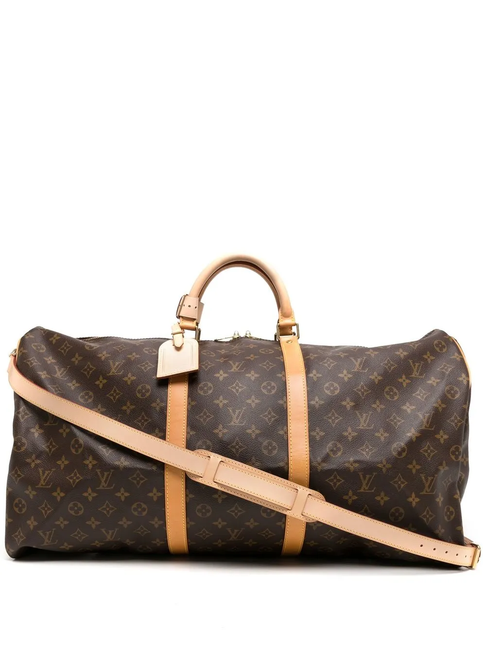 

Louis Vuitton 1997 pre-owned Keepall 60 Bandouliere holdall bag - Brown