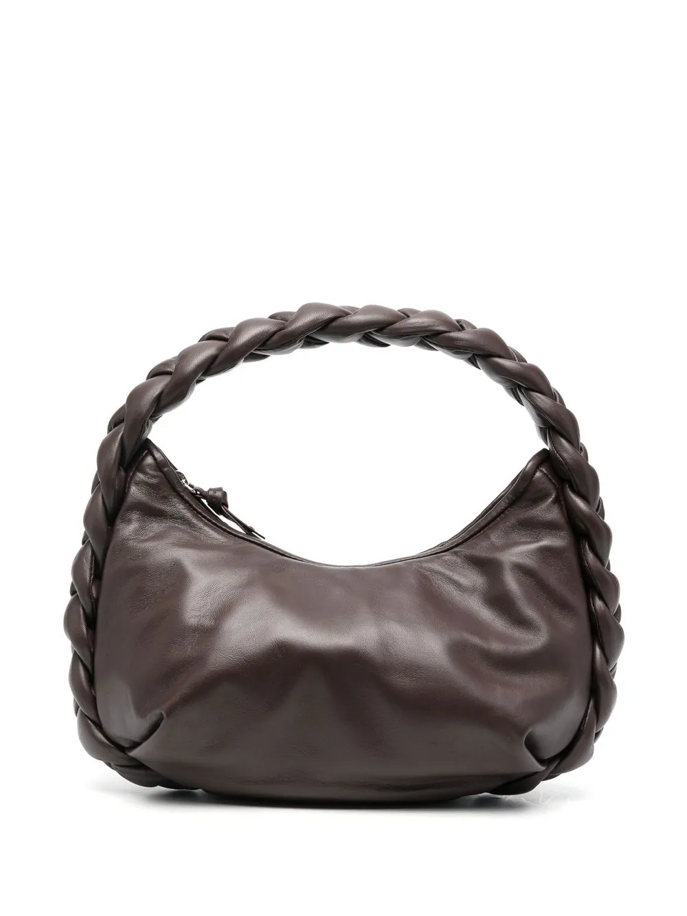 

Hereu braided top handle tote bag - Brown