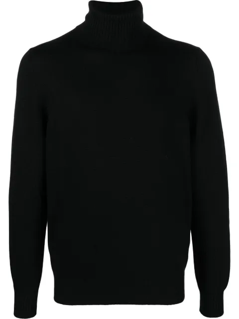 Fileria roll-neck virgin wool jumper