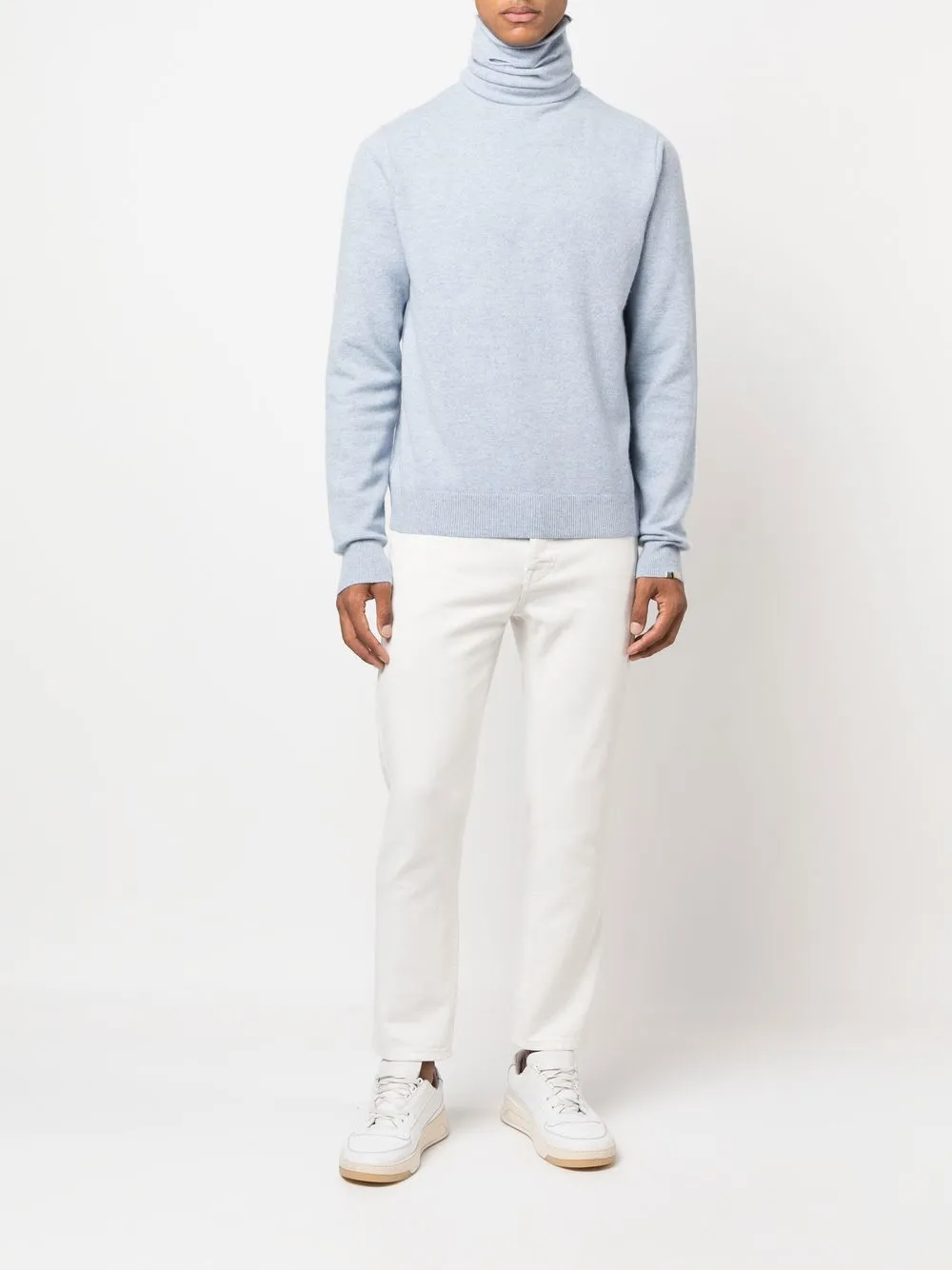 extreme cashmere roll-neck cashmere jumper | Knitted Sweaters | Image 2