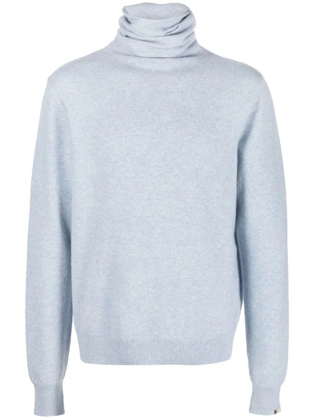 extreme cashmere roll-neck cashmere jumper | Blue | Image 1