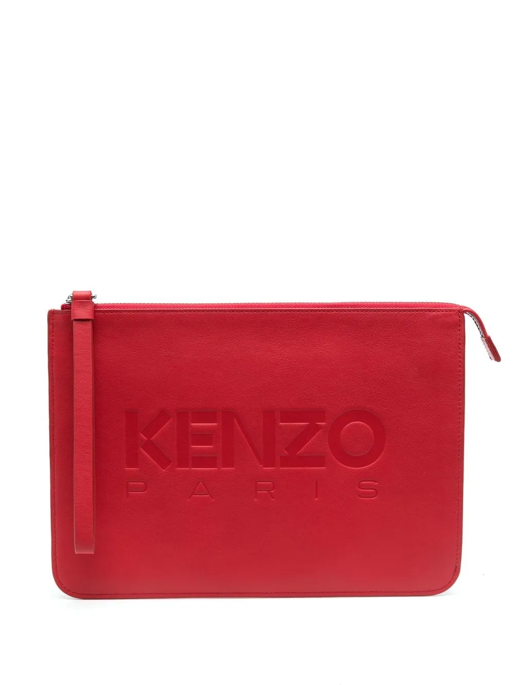 

Kenzo bolsa de mano con logo en relieve - Rojo