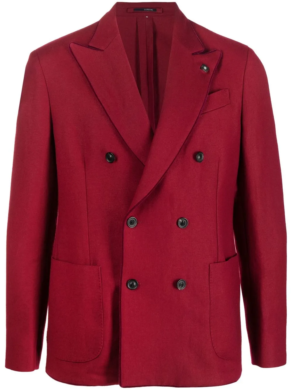 

Lardini blazer con doble botonadura - Rojo