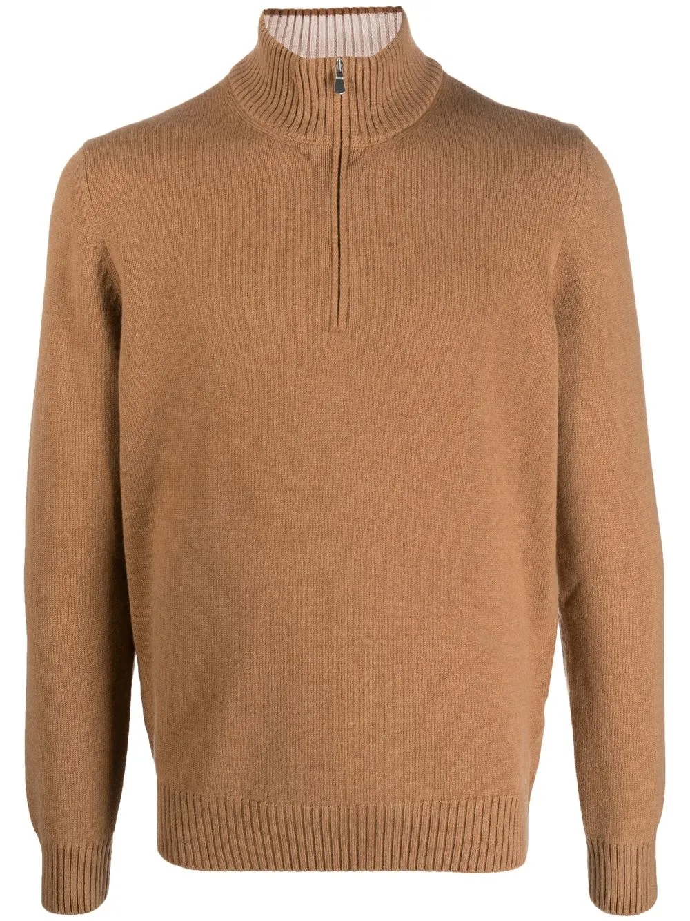 

Fileria half front-zip jumper - Brown