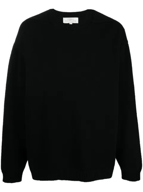 Studio Nicholson suéter con cuello redondo