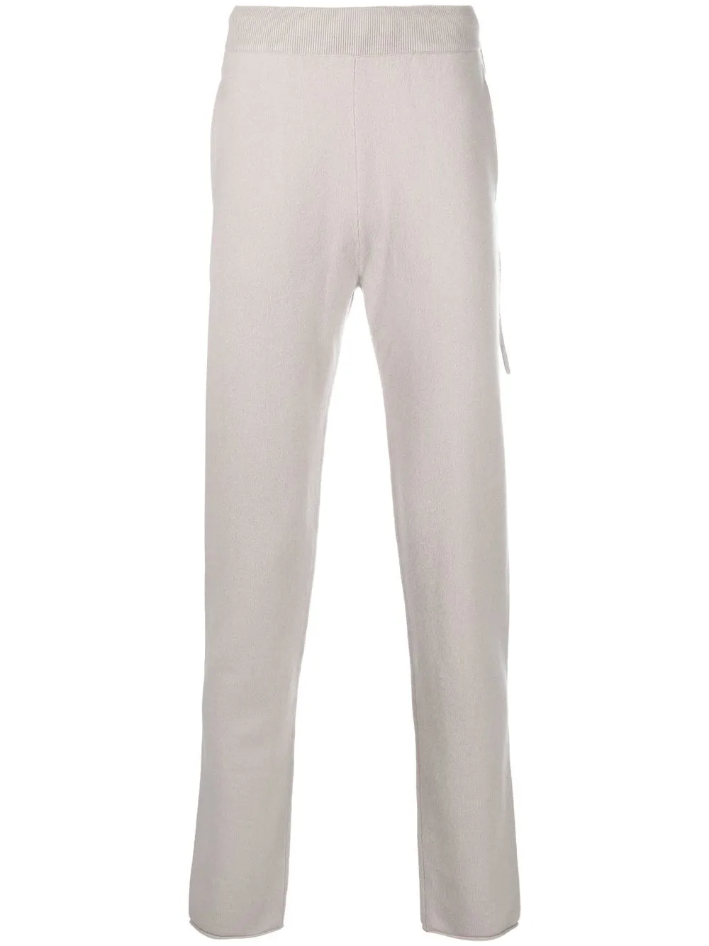 

extreme cashmere drawstring-waist straight trousers - Grey