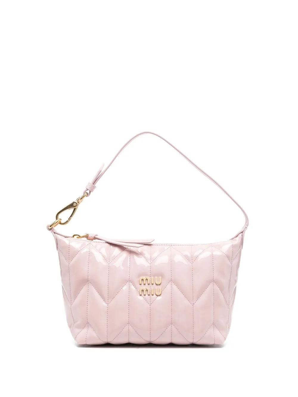 Miu Miu Quilted logoplaque Tote Farfetch