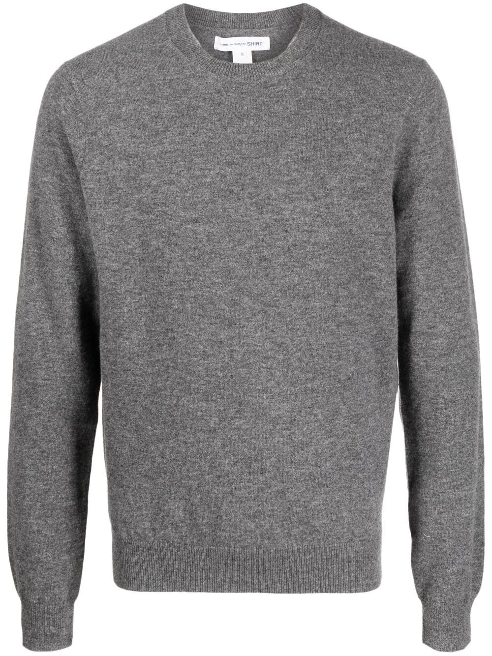 crew-neck long-sleeve jumper