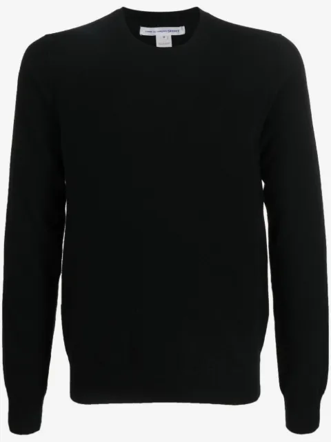 Comme Des Garçons Shirt crew neck long-sleeve sweater