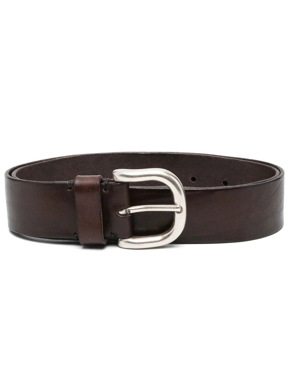 

P.A.R.O.S.H. buckle-fastening leather belt - Brown