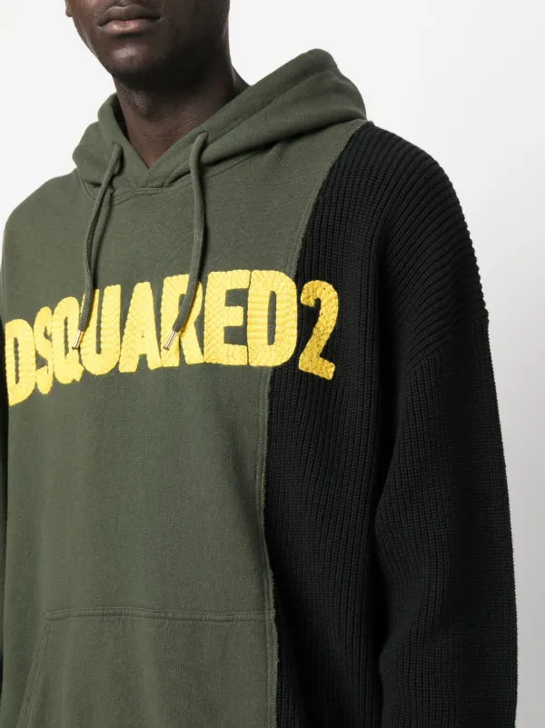 Dsquared2 ディースクエアード パッチワーク パーカー - FARFETCH