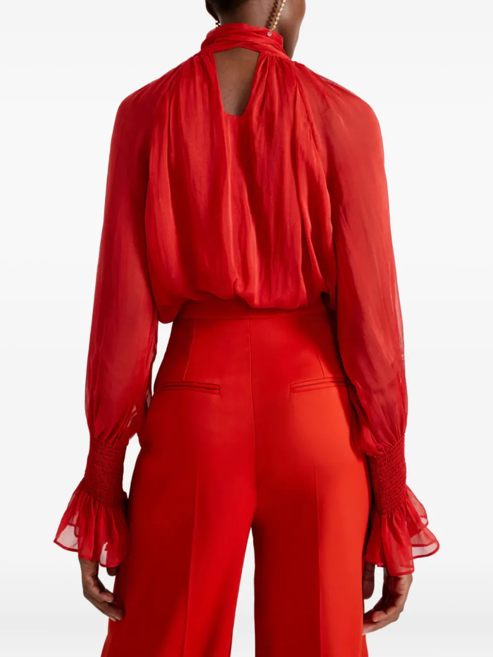 Temperley London Quintette Blouse In Red