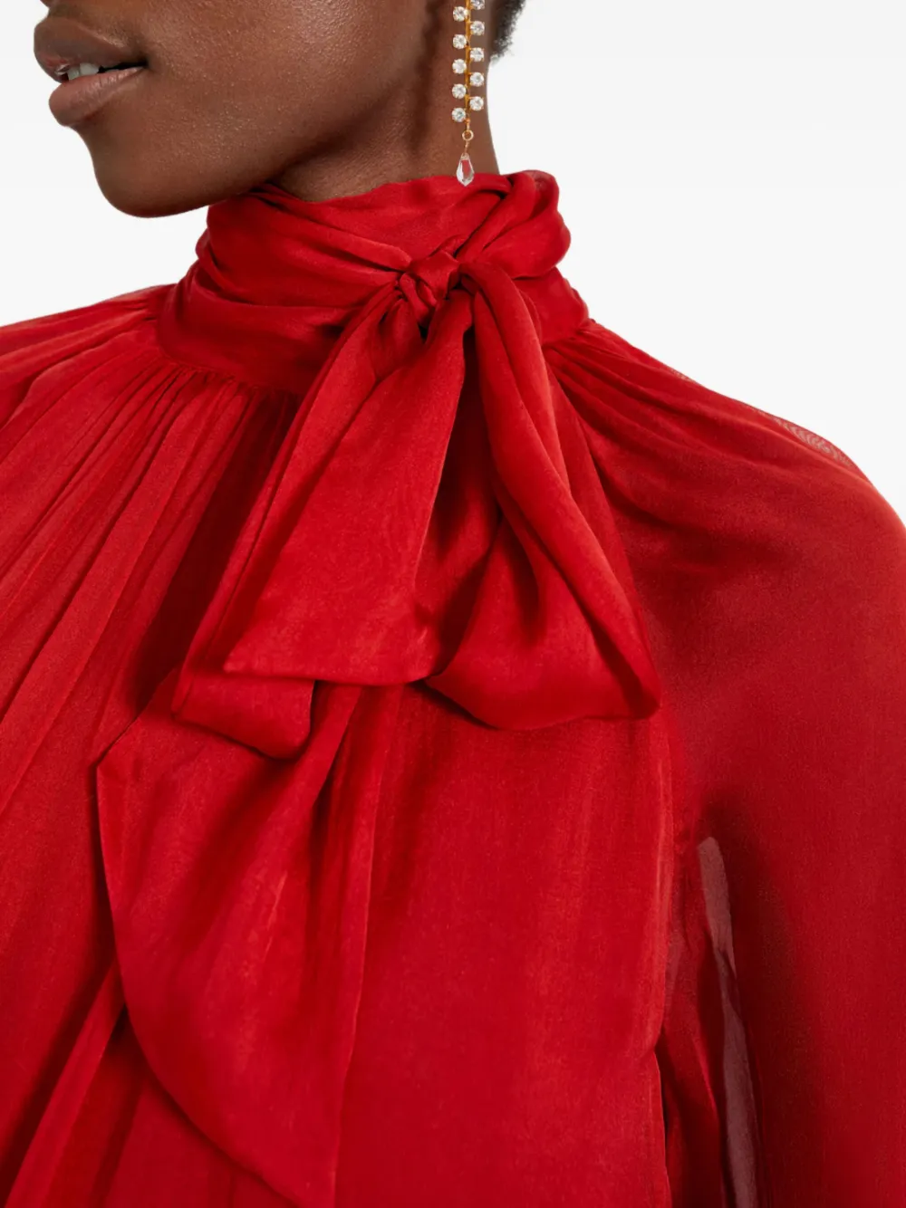 Temperley London Quintette Blouse In Red