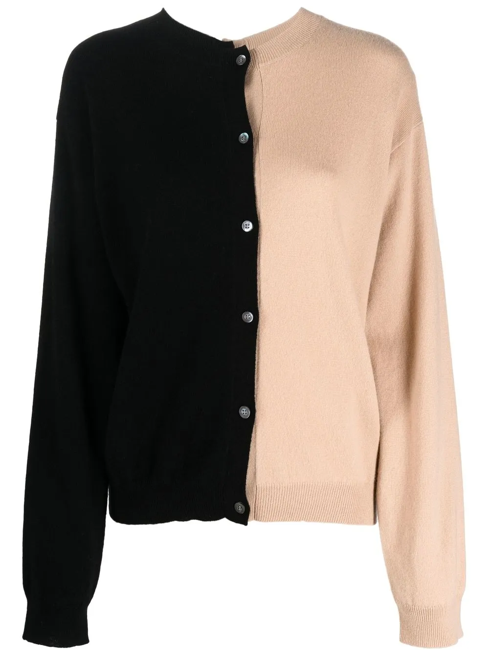 

Sofie D'hoore two-tone cashmere cardigan - Black