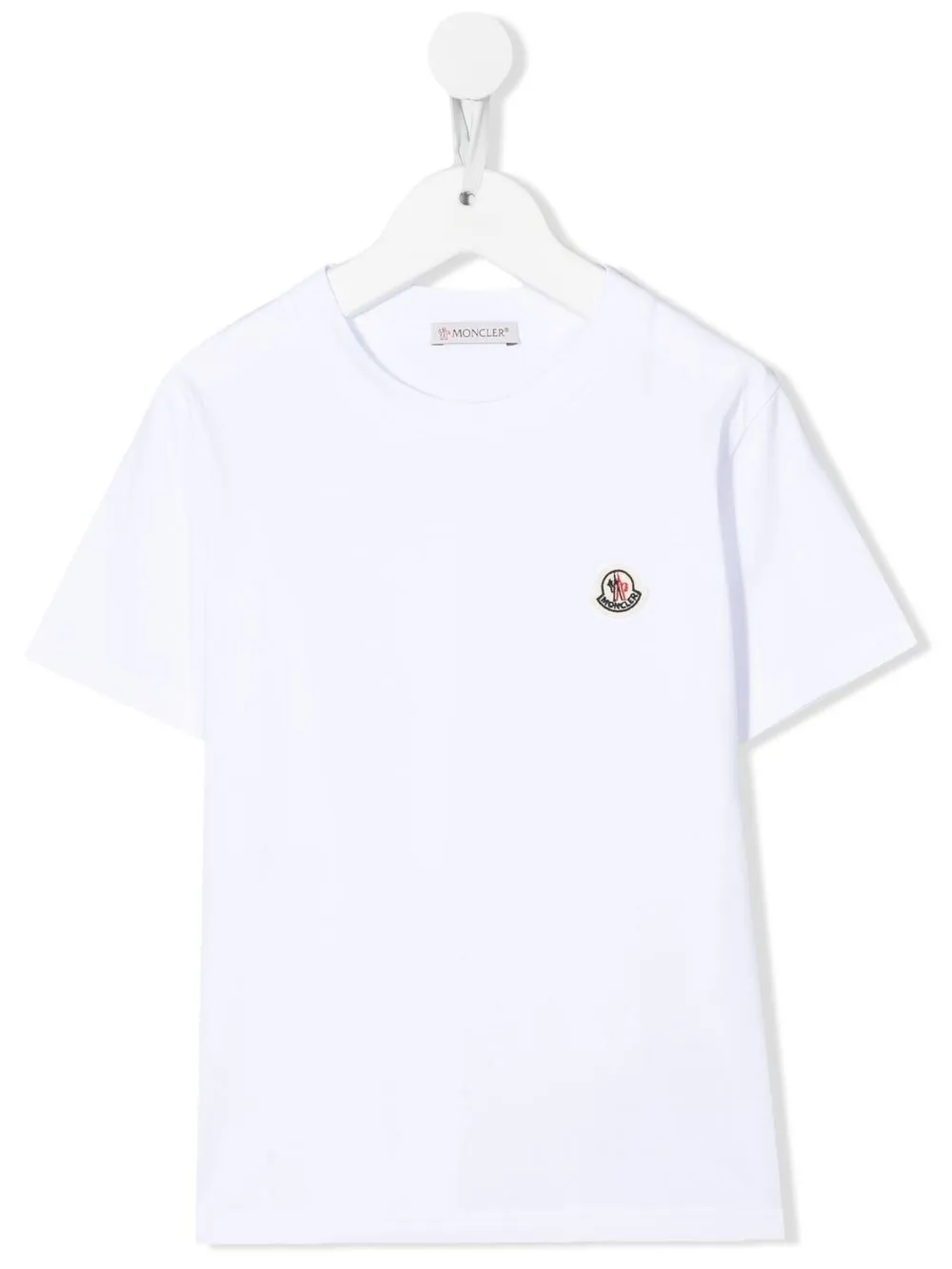 

Moncler Enfant playera con aplique del logo - Blanco