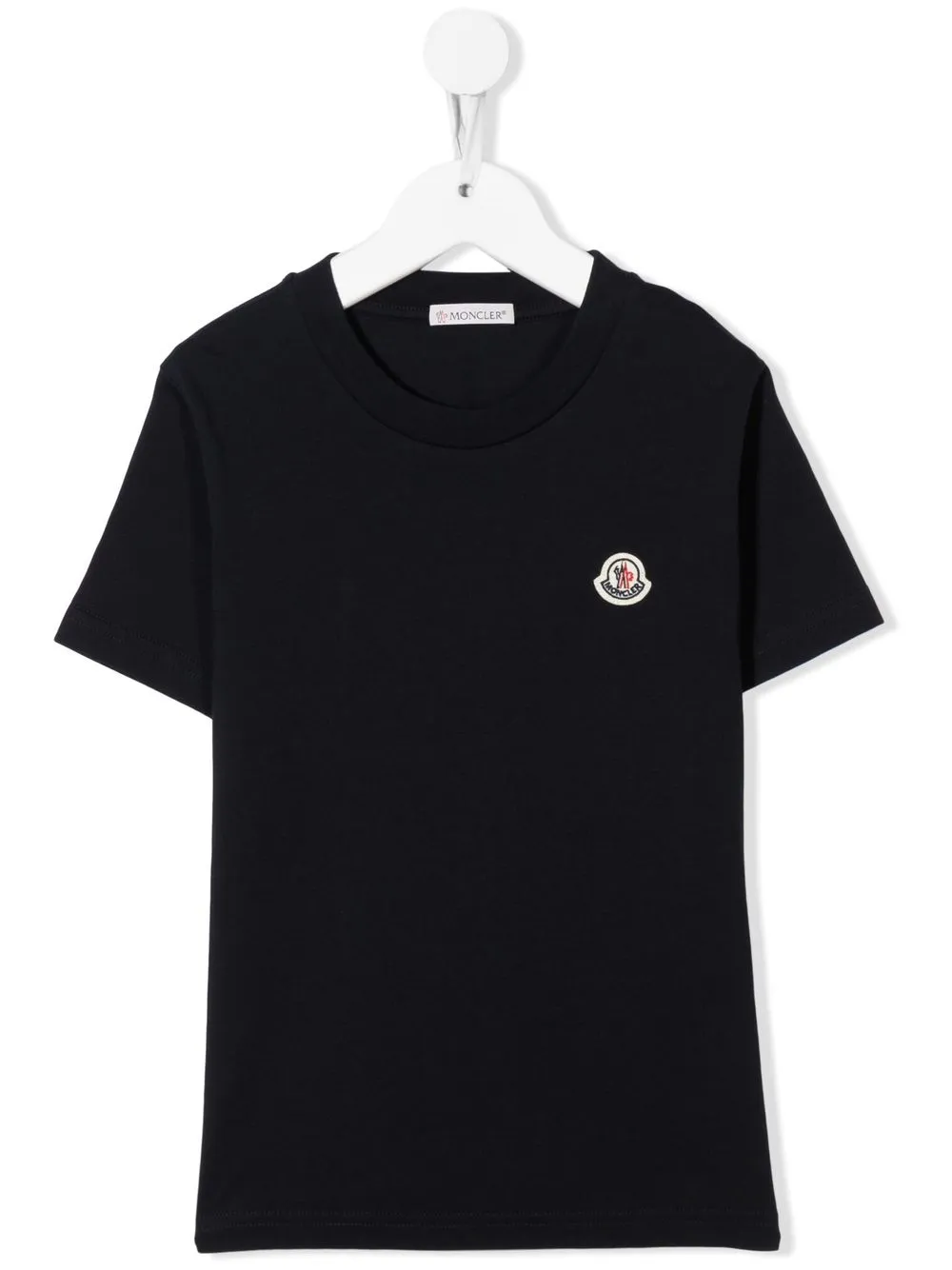 

Moncler Enfant playera manga corta con parche del logo - Azul