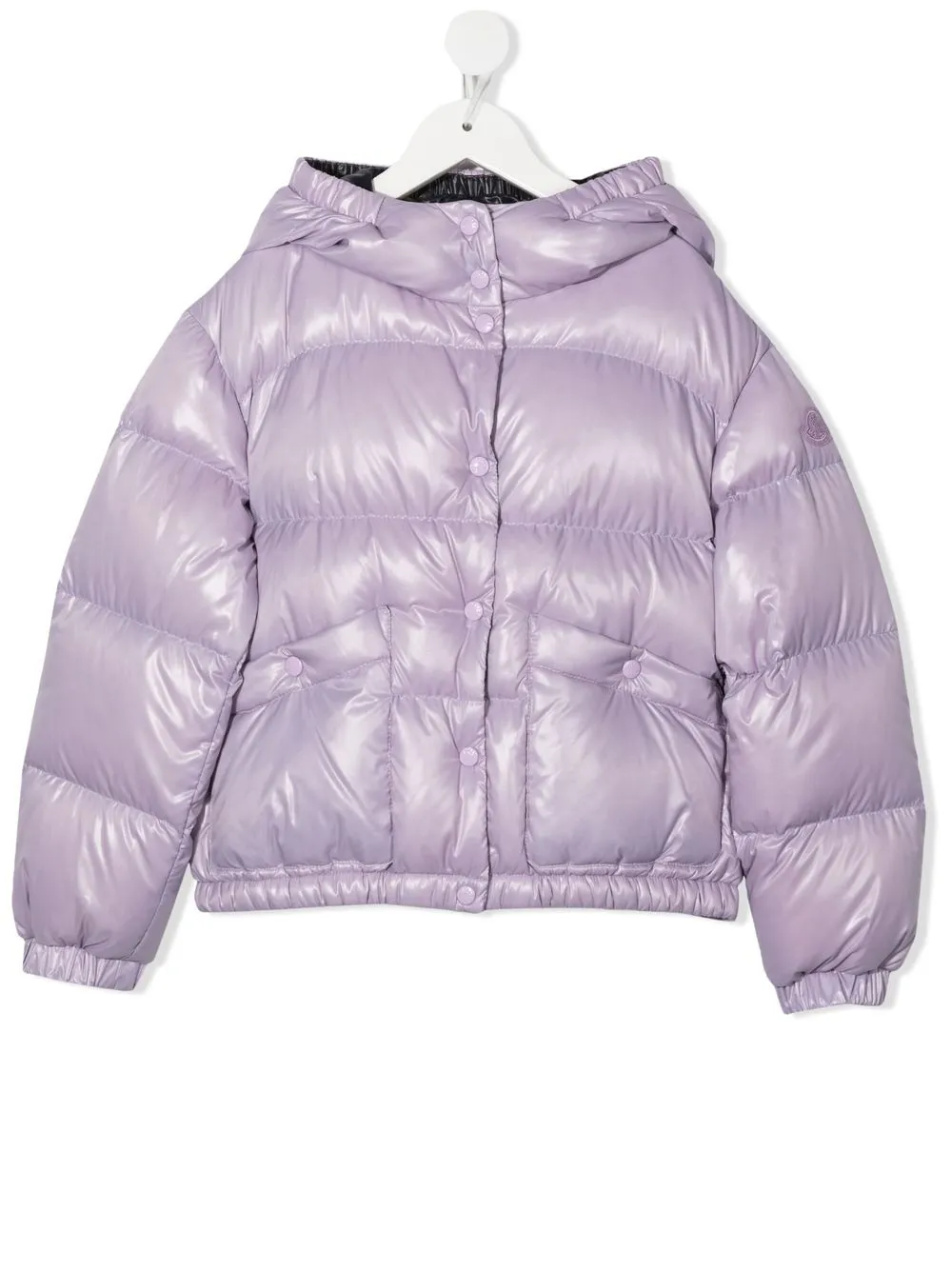 

Moncler Enfant chamarra capitonada - Rosado