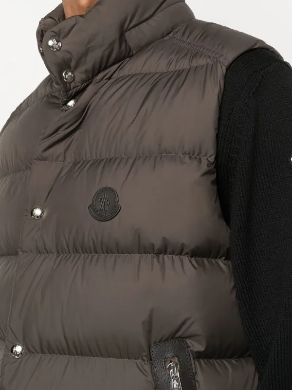 Moncler Classic Padded Gilet Red, $424, farfetch.com