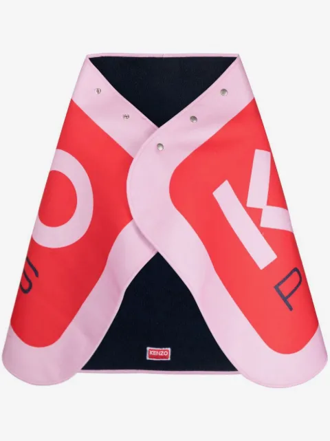 Kenzo tørklæde med logotryk