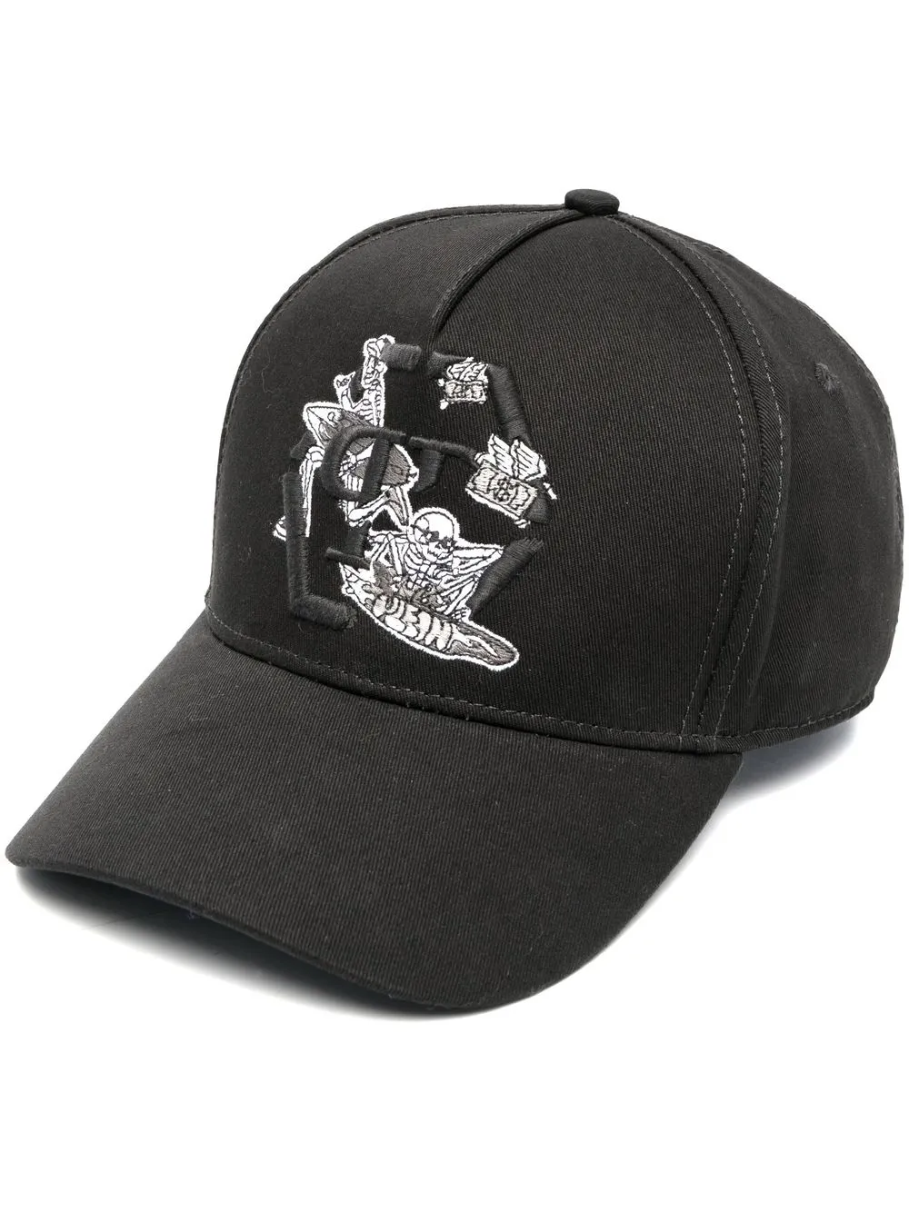 

Philipp Plein embroidered-logo detail baseball cap - Black