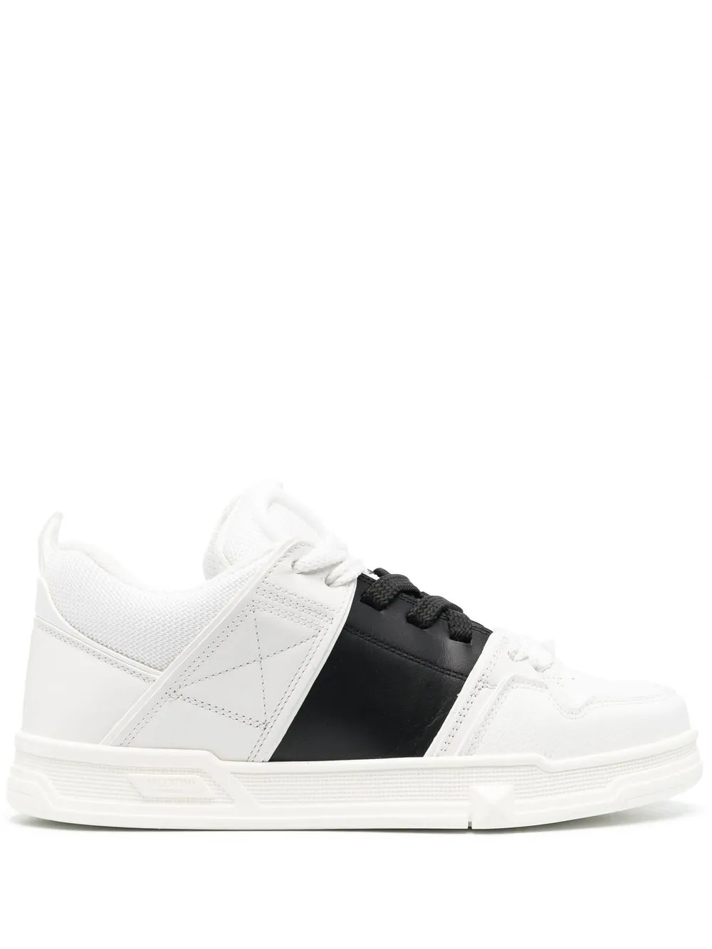 

Valentino Garavani Open studded low-top sneakers - White